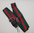 Green and Red Silver Hardware Strap
