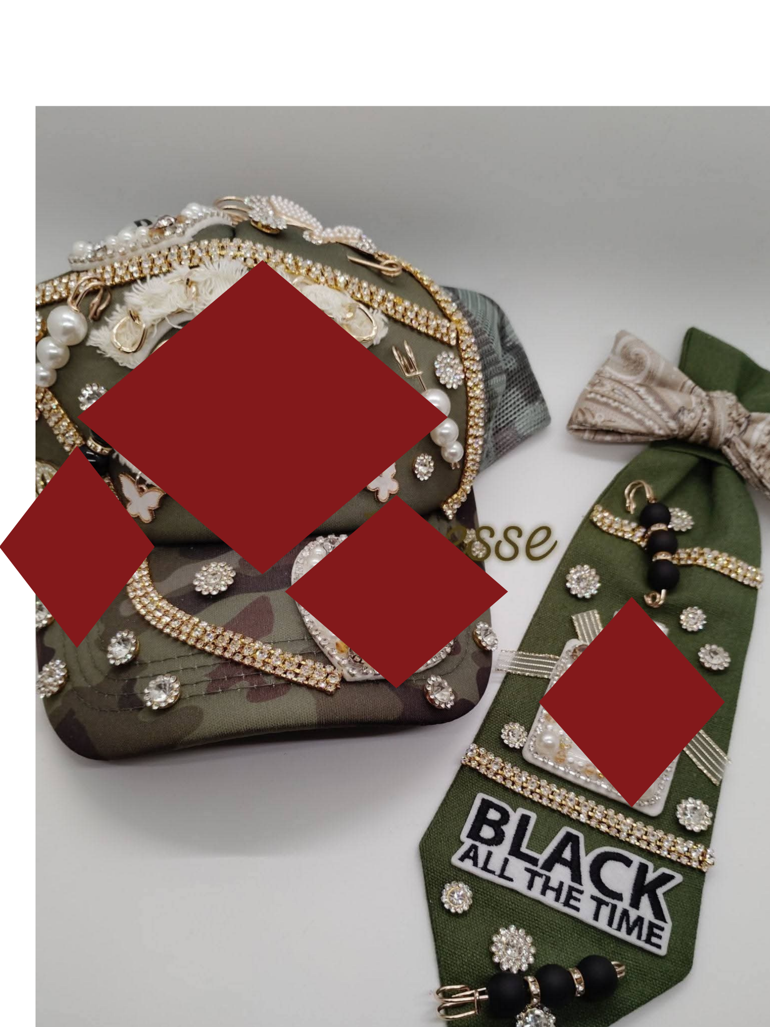 C Hat and Tie Set