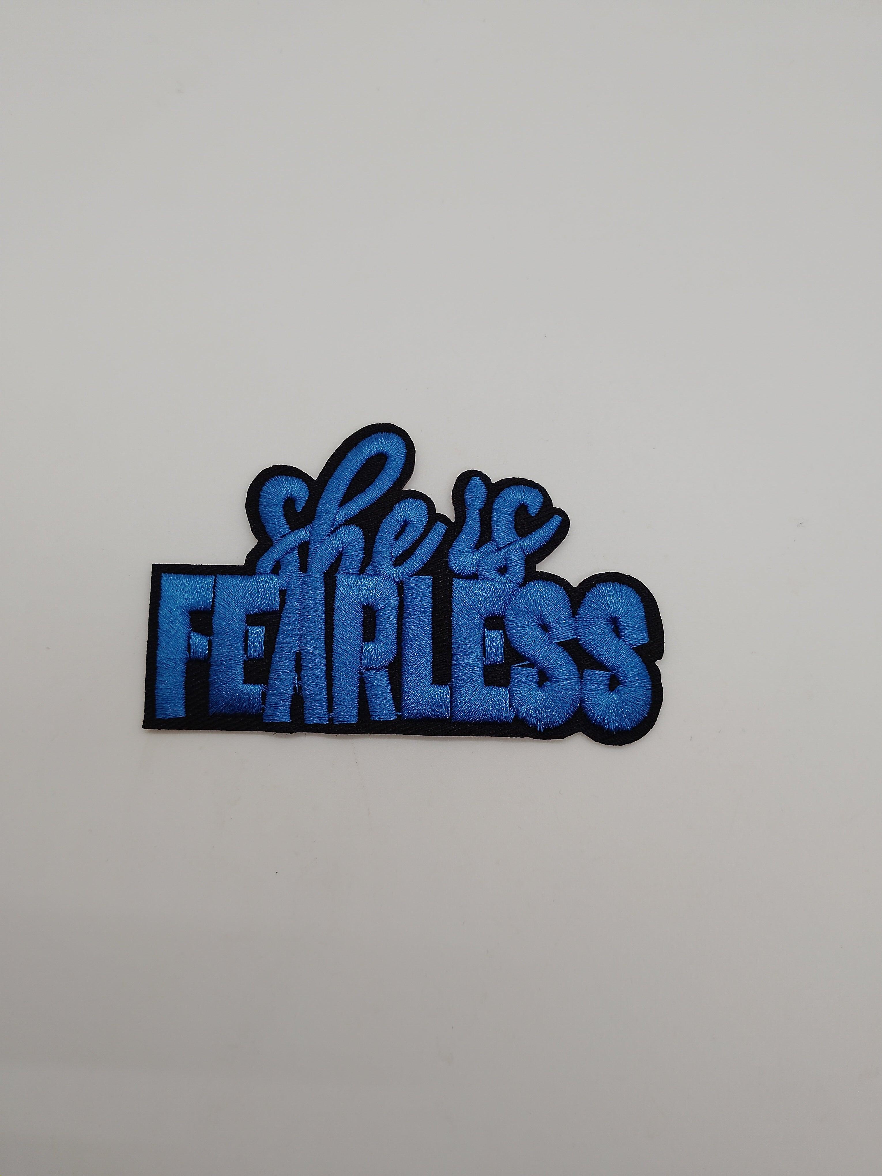 Blue She is Fearless Patch