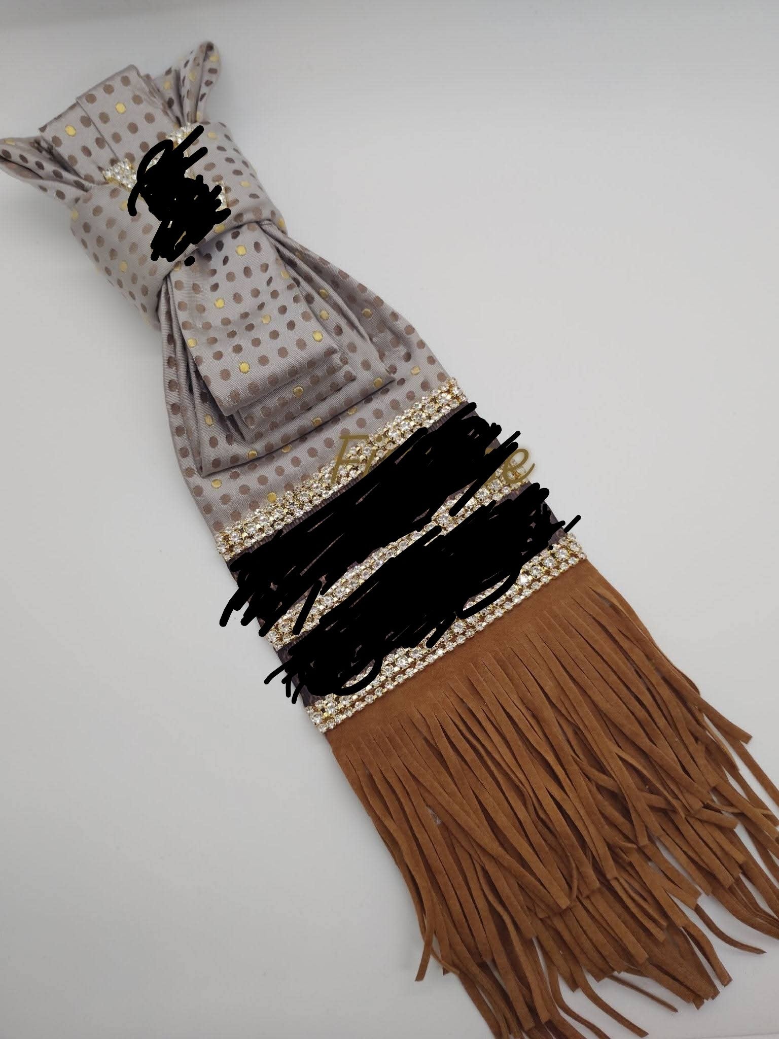 L Fringe Tie