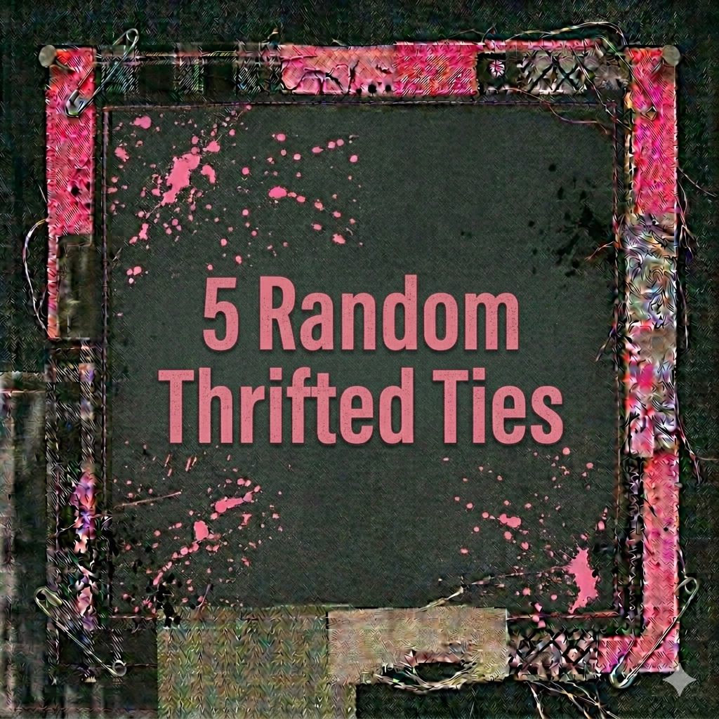 5 Thrifted Ties