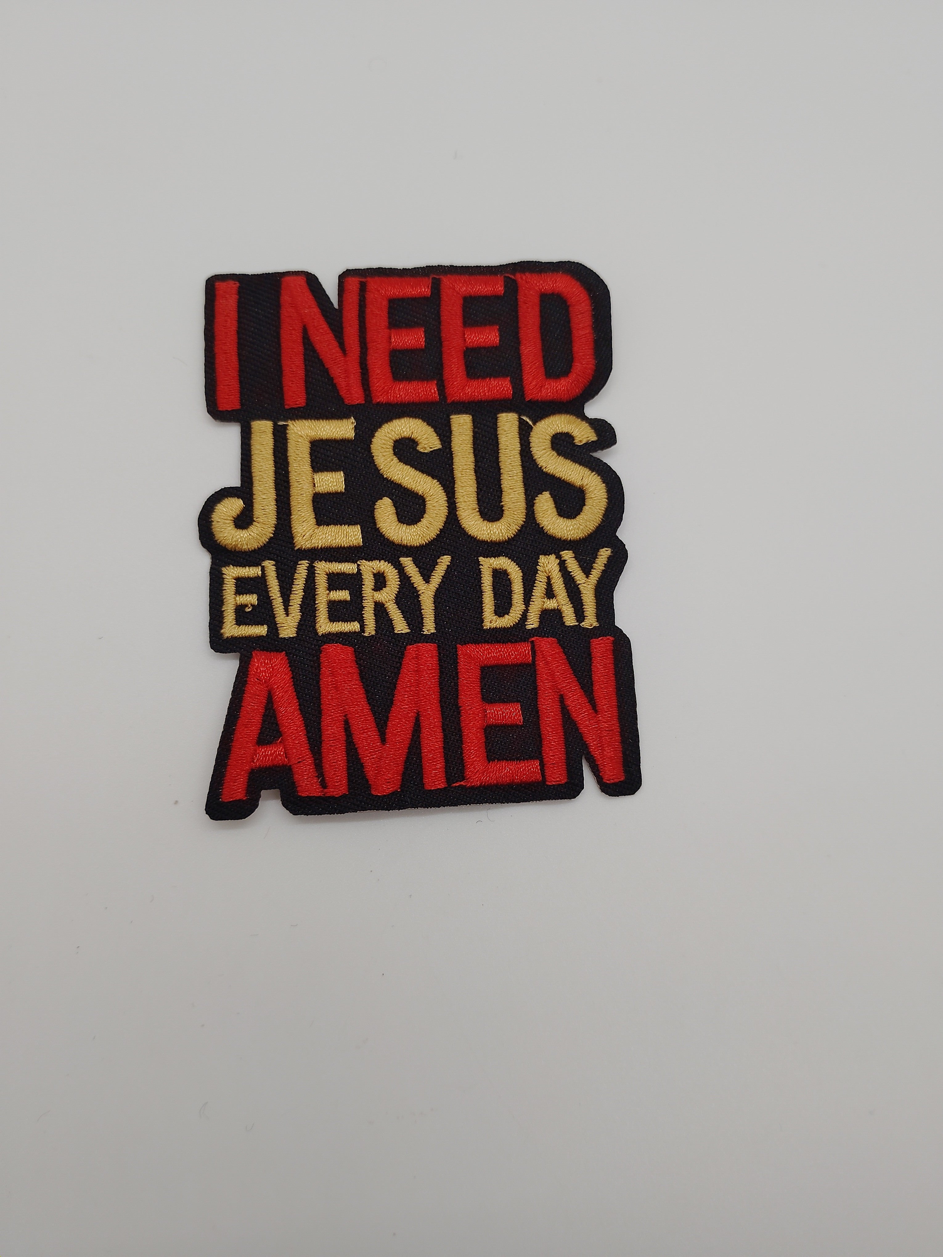 I Need Jesus Patch