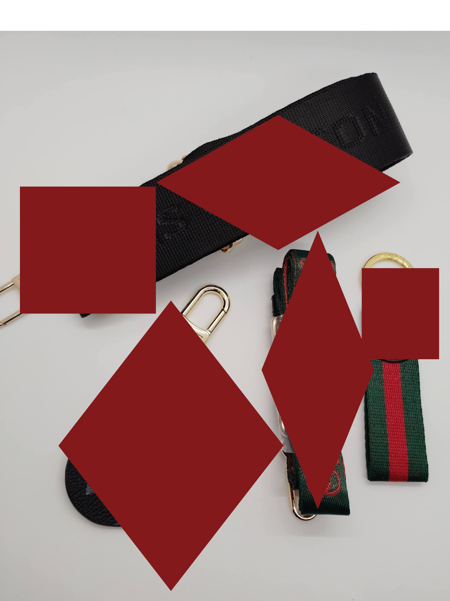 L and G Keychain & Strap Set