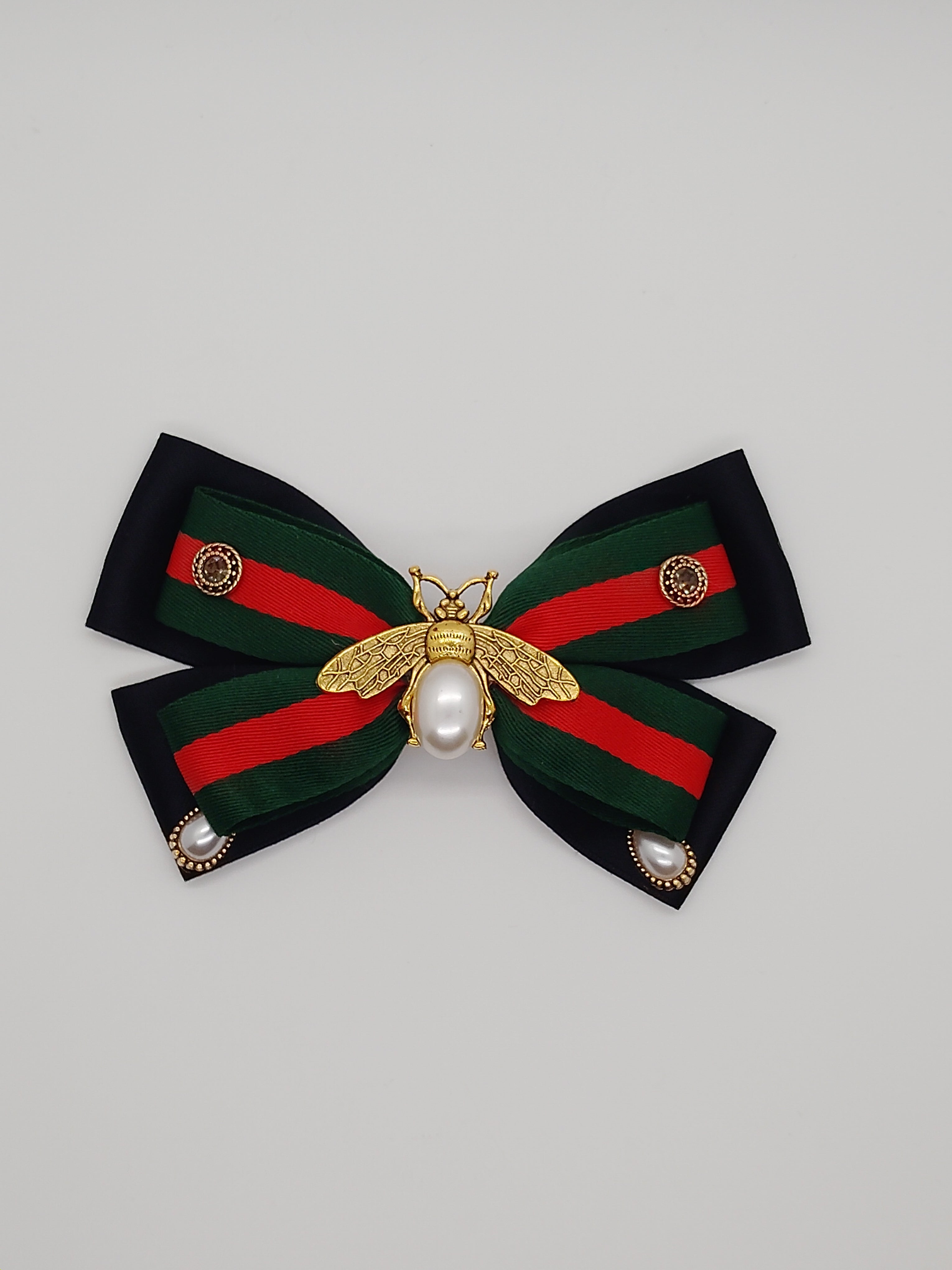 Red and Green Bow