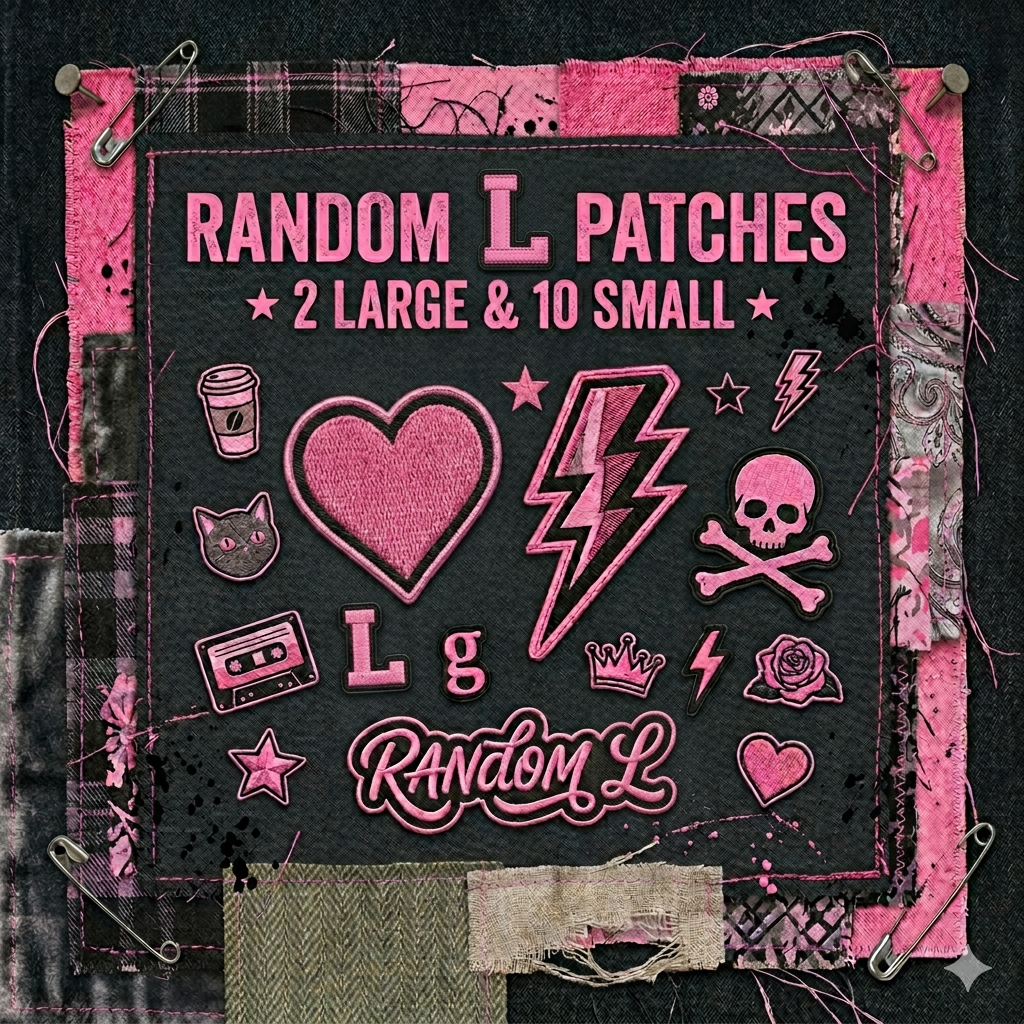 2 Large and 10 Small Random L Patches