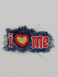 I❤️Me Distressed Denim Patch