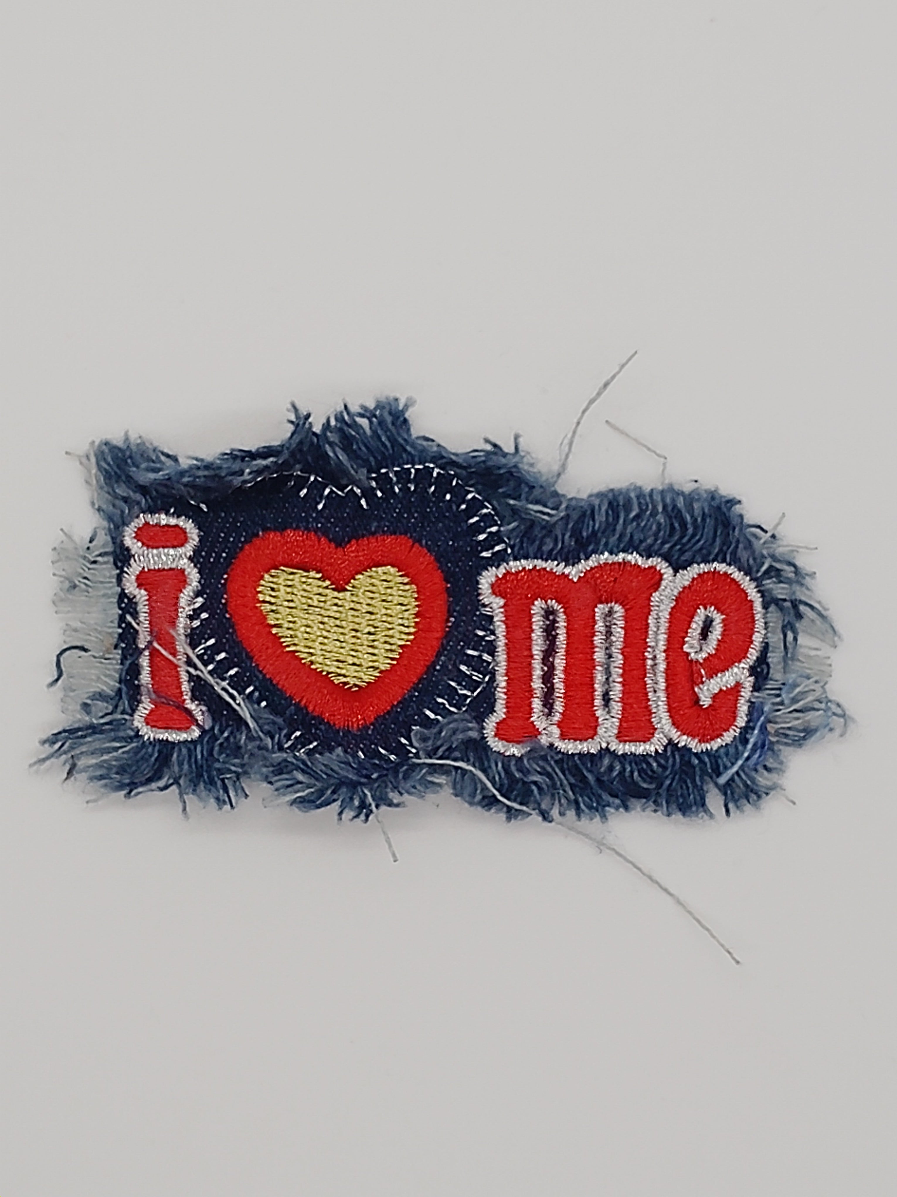 I❤️Me Distressed Denim Patch