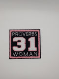 Proverbs Woman Patch