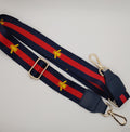 Blue and Red Strap