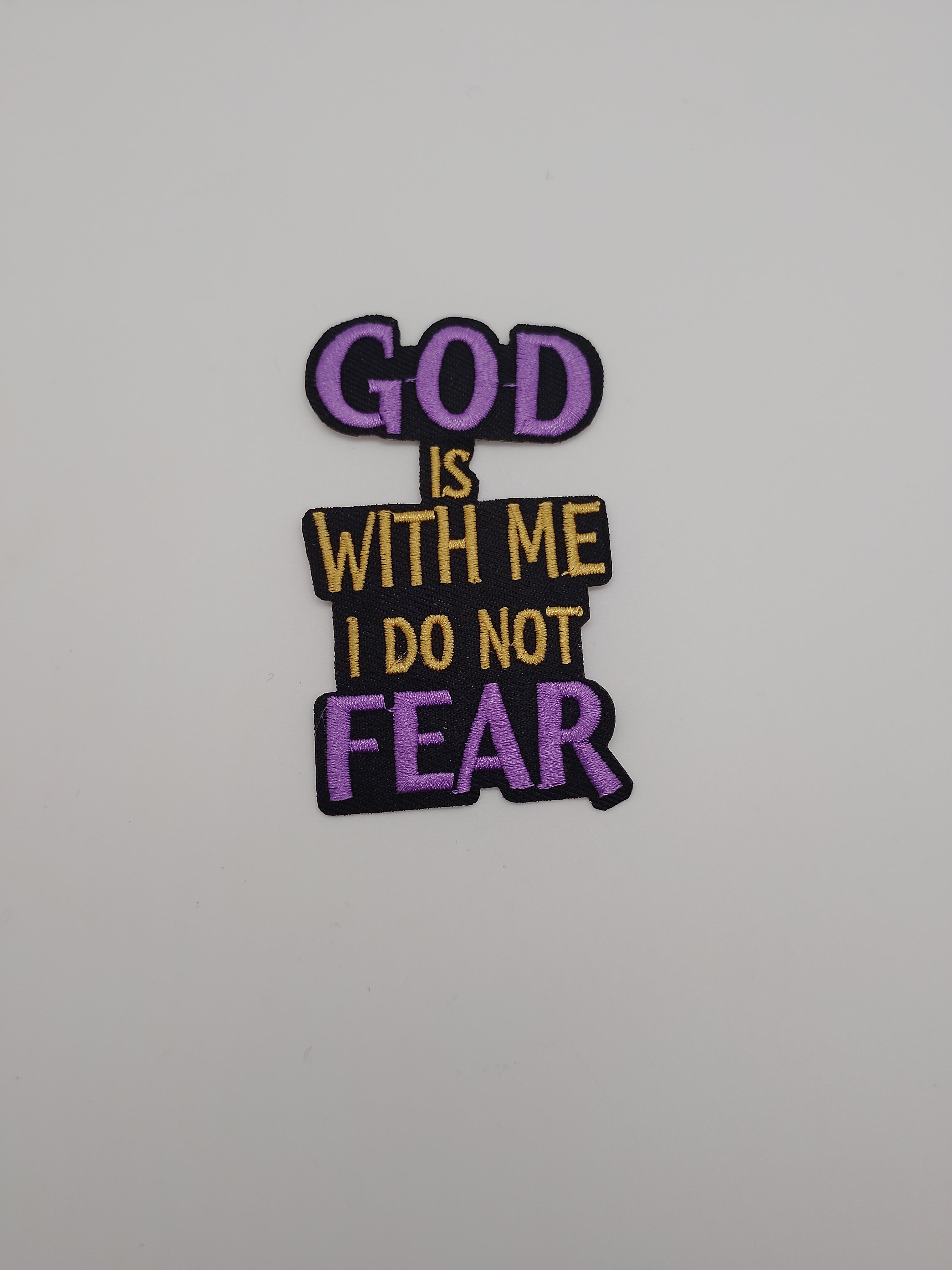 God Is With Me Patch
