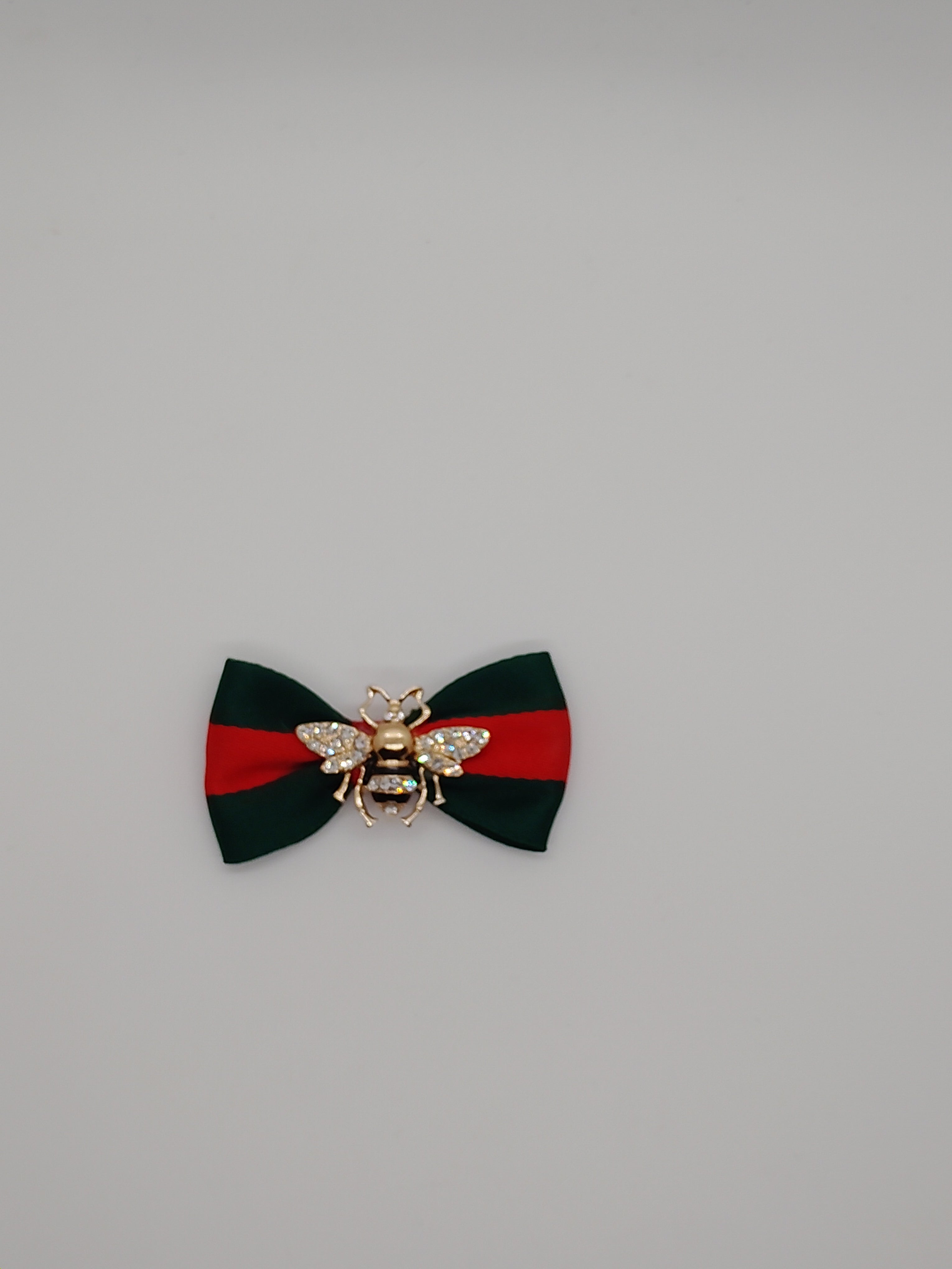 Red and Green Mini Bow