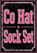 Pink Co Hat & Sock Set
