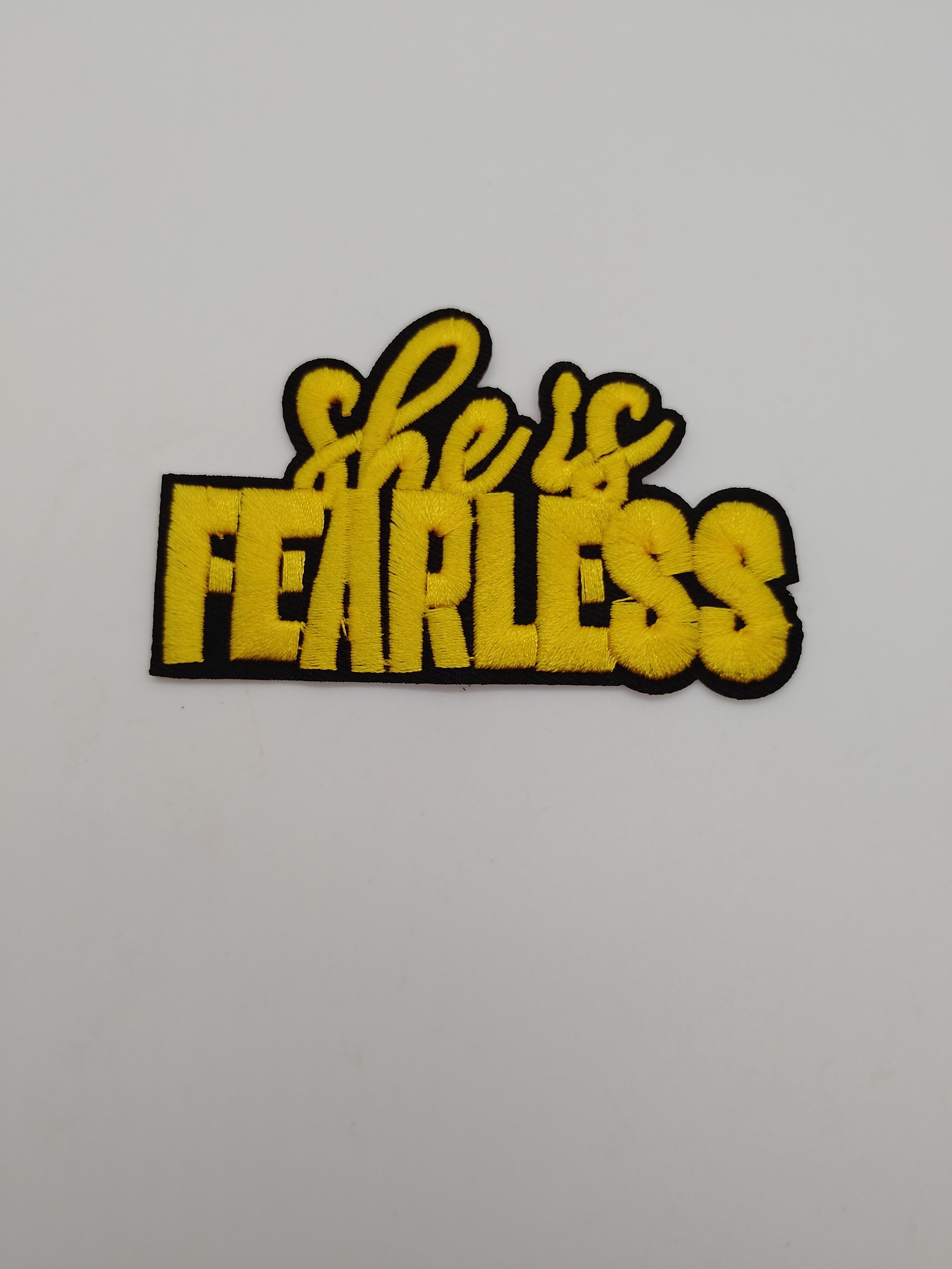 Yellow She is Fearless Patch