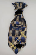 Yellow & Blue D Tie