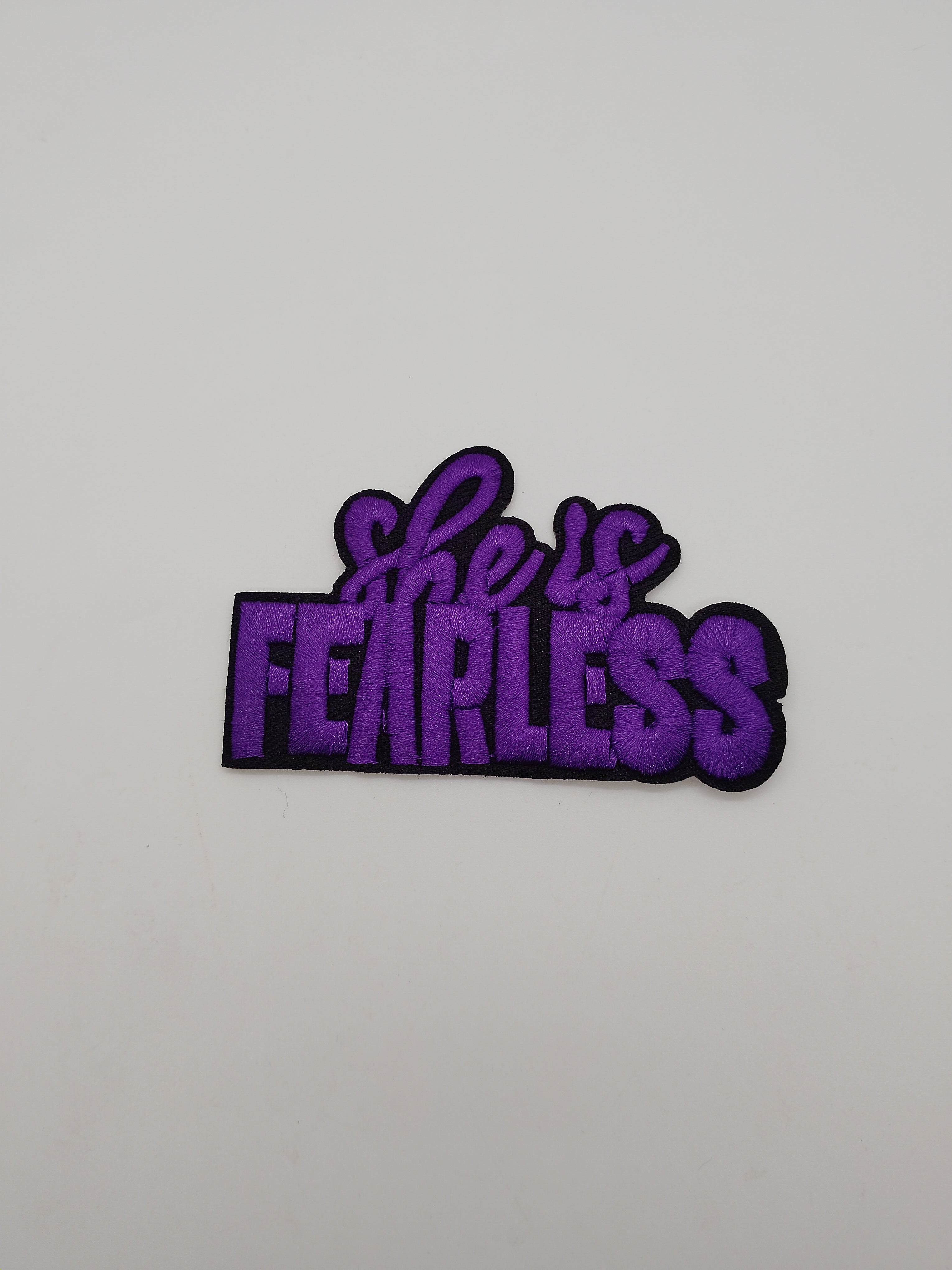 Purple She is Fearless Patch